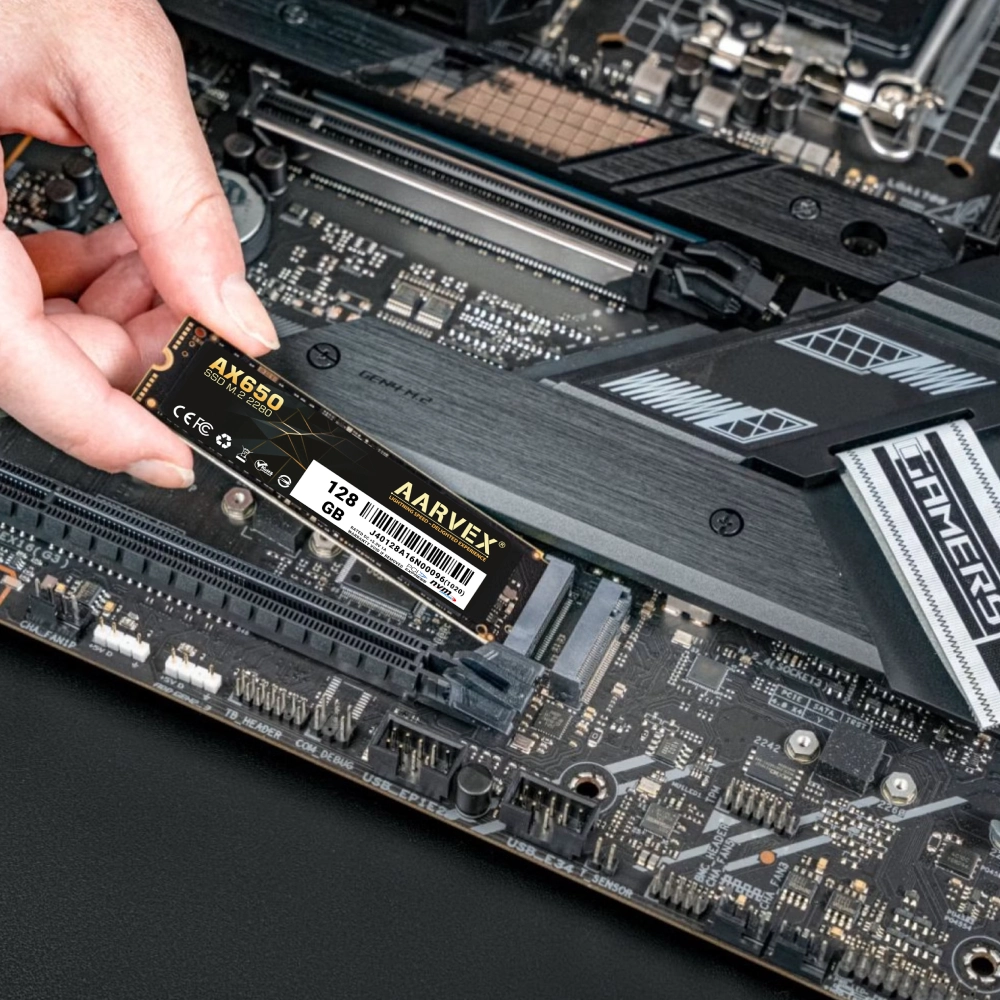 Aarvex Internal SSD 128GB NVMe 2280 (AX650) view 3